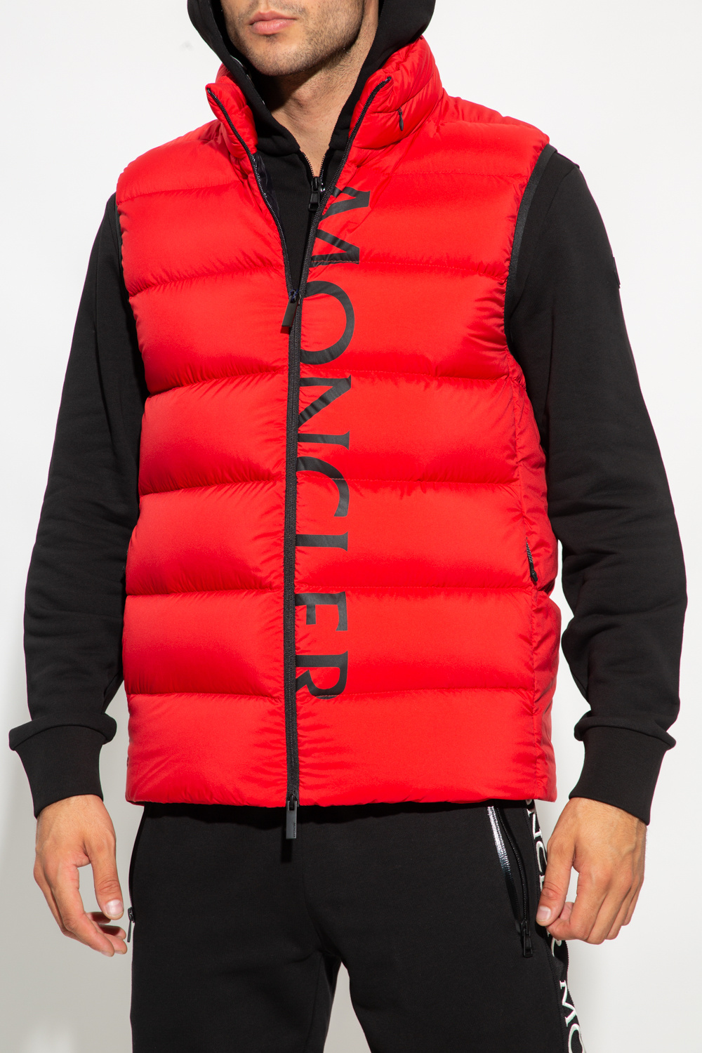 Red 'Amak' down vest Moncler - SchaferandweinerShops Japan